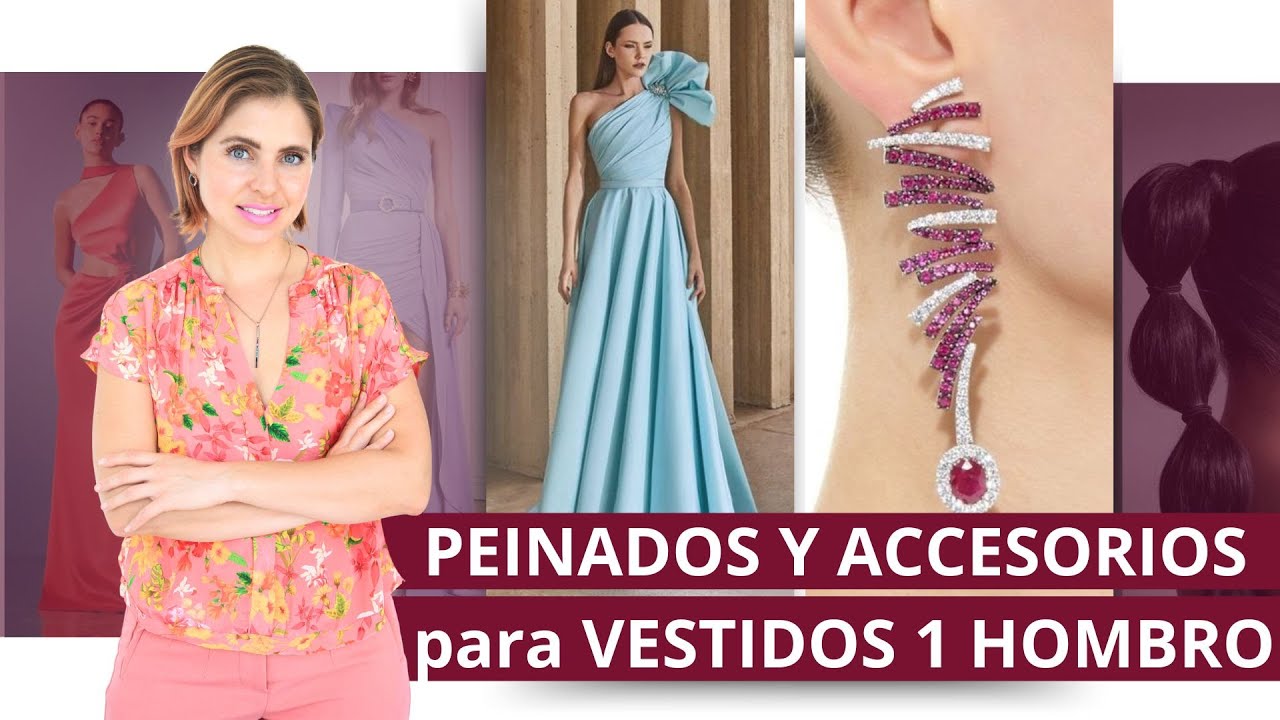 peinado vestido un hombro