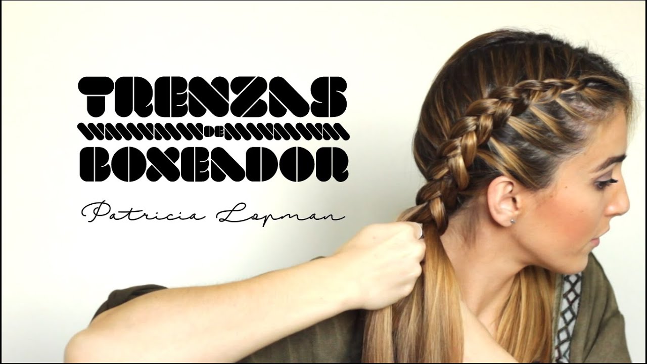 peinados con trenzas boxeadoras