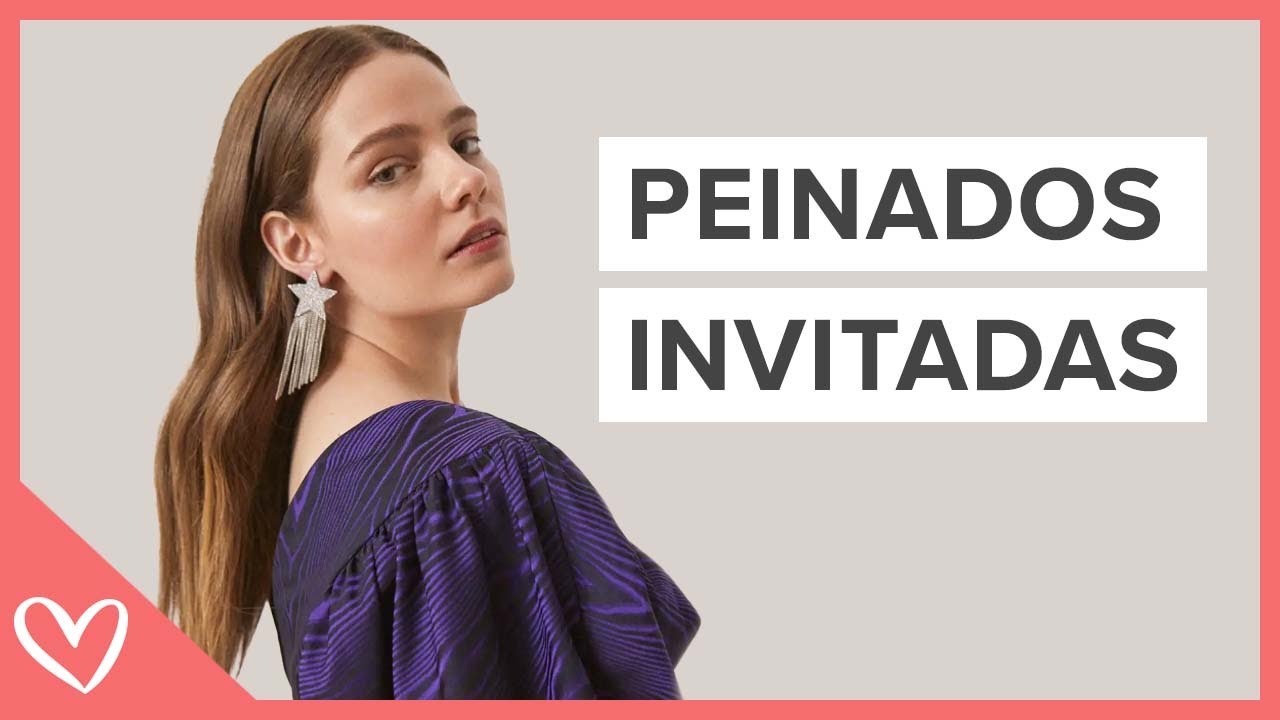 peinados sencillos para boda invitada