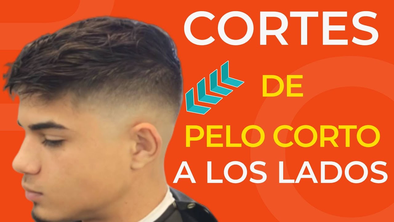 pelo corto por los lados y largo por arriba