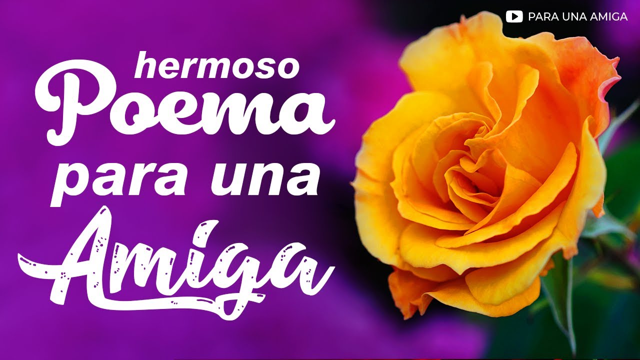 poemas para una amiga