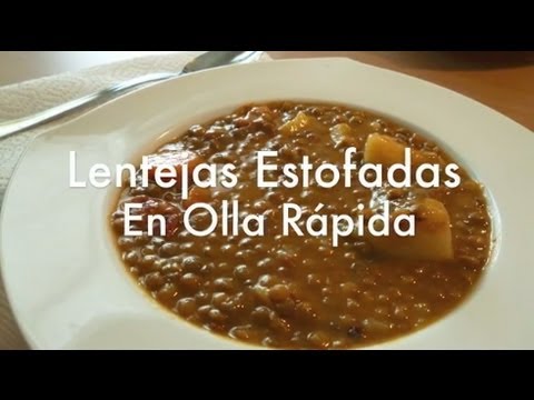 porque se pegan las lentejas en la olla express