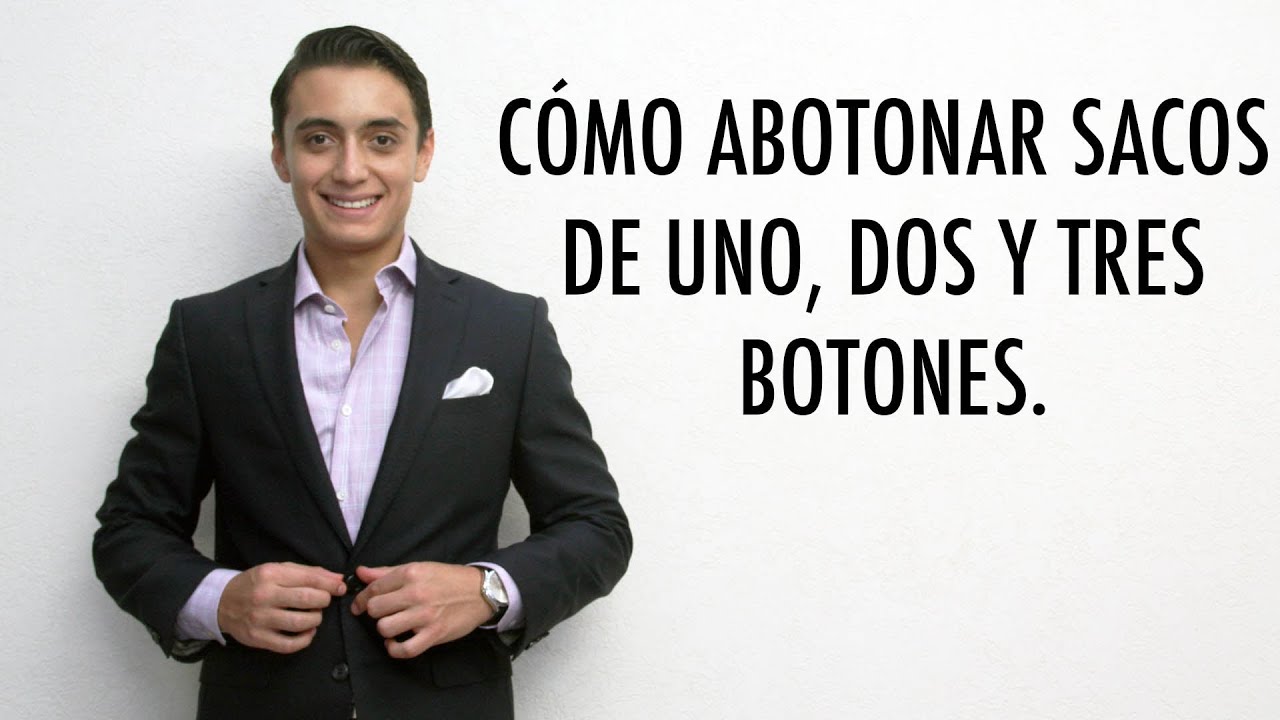 que boton se abrocha de la americana