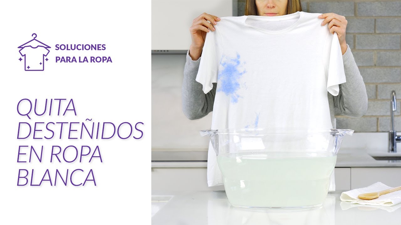 quitar desteñido ropa blanca