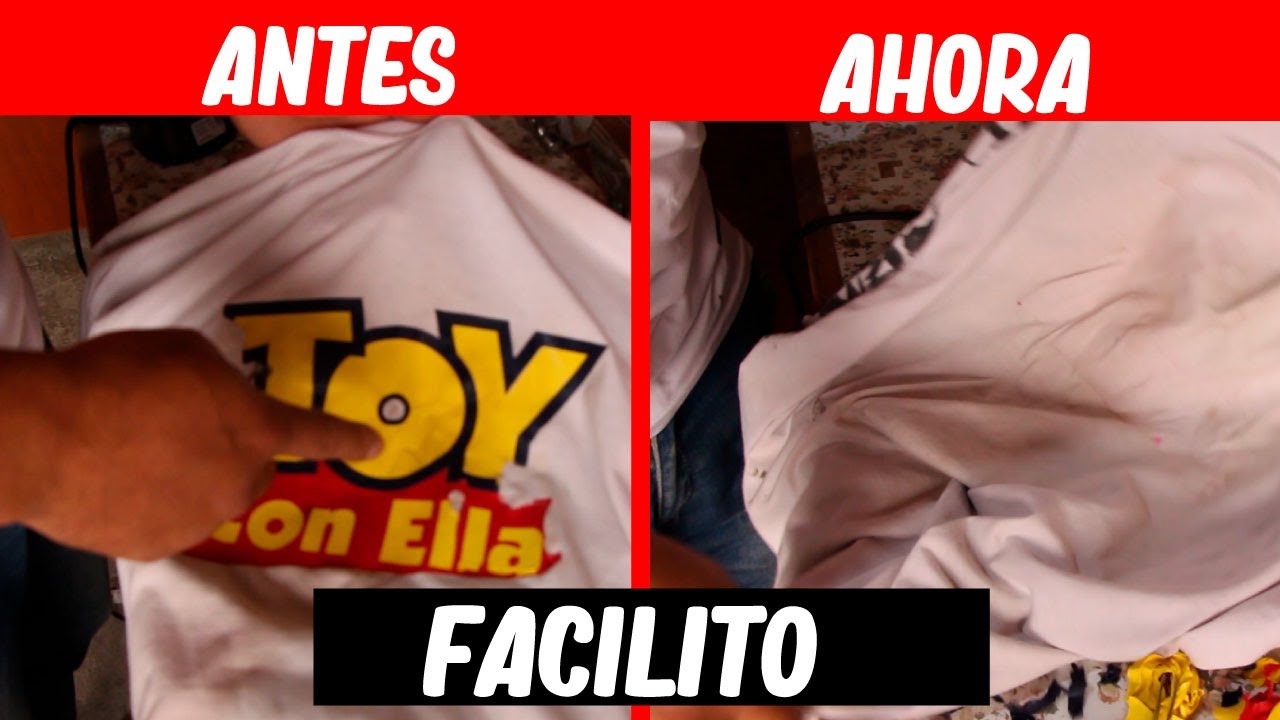 quitar pegatina termoadhesiva