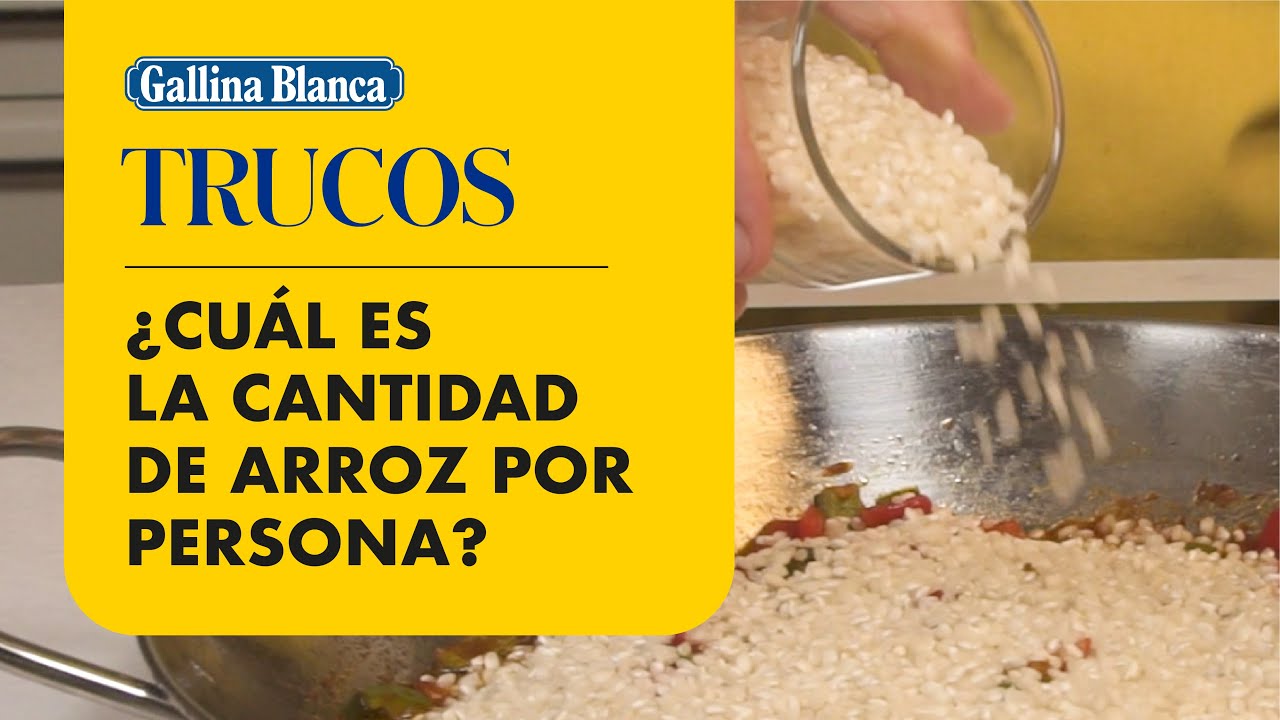 racion arroz por persona