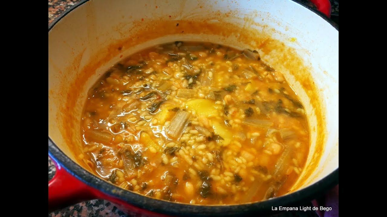 receta arroz con acelgas valenciano
