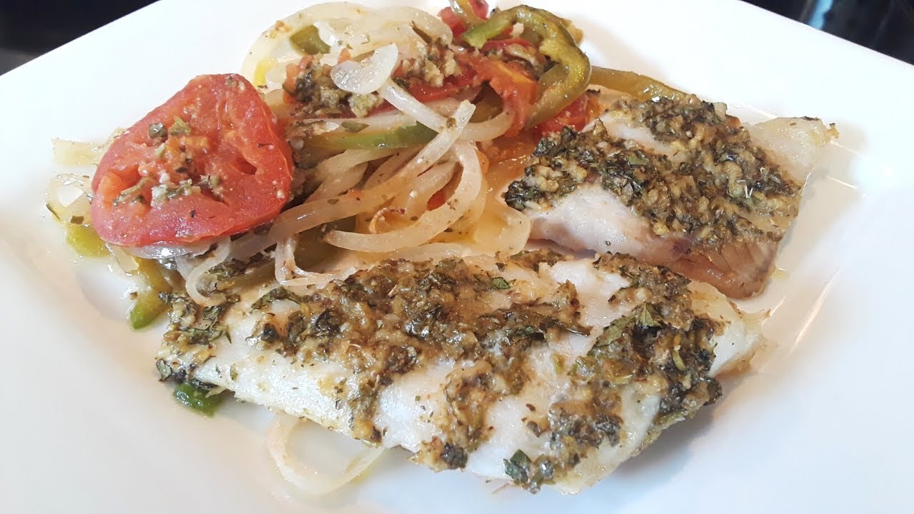 receta de pescadilla al horno