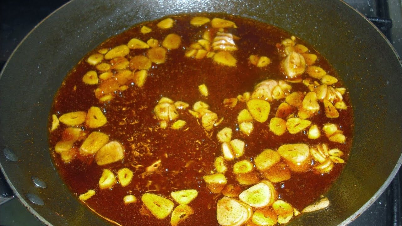 refrito de ajo pimentón y vinagre