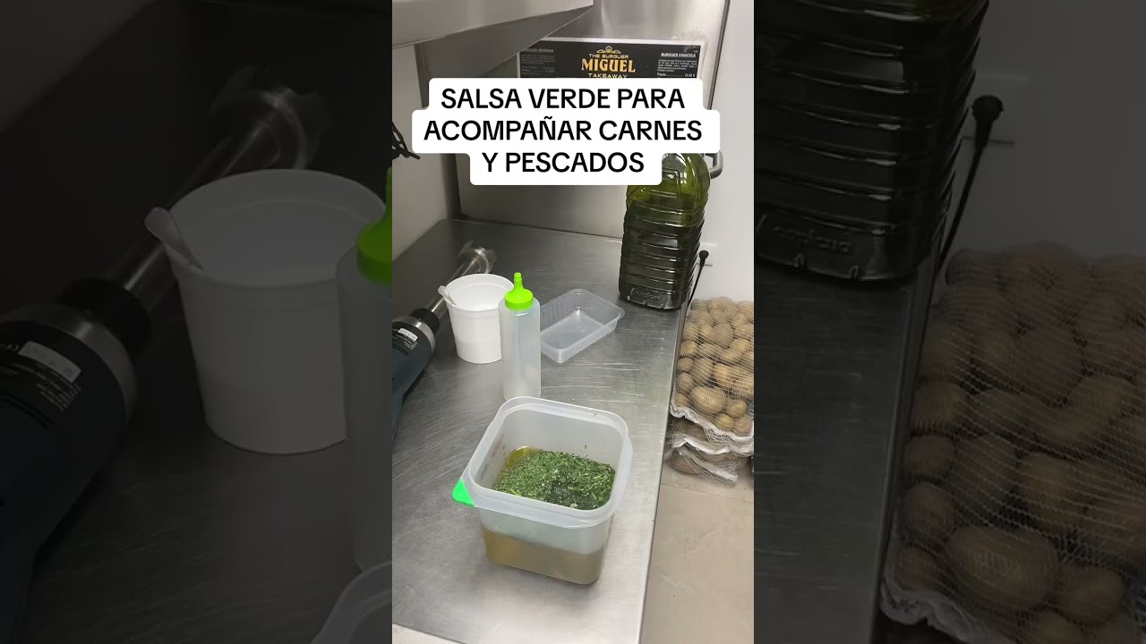 salsa verde para pescado a la plancha