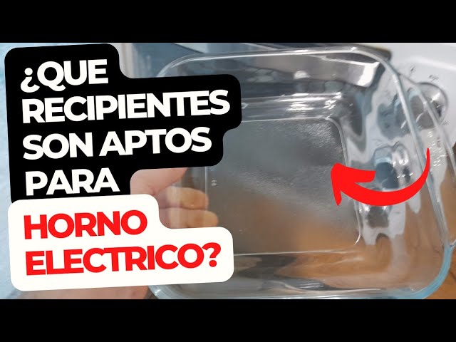 se puede meter cristal en el horno