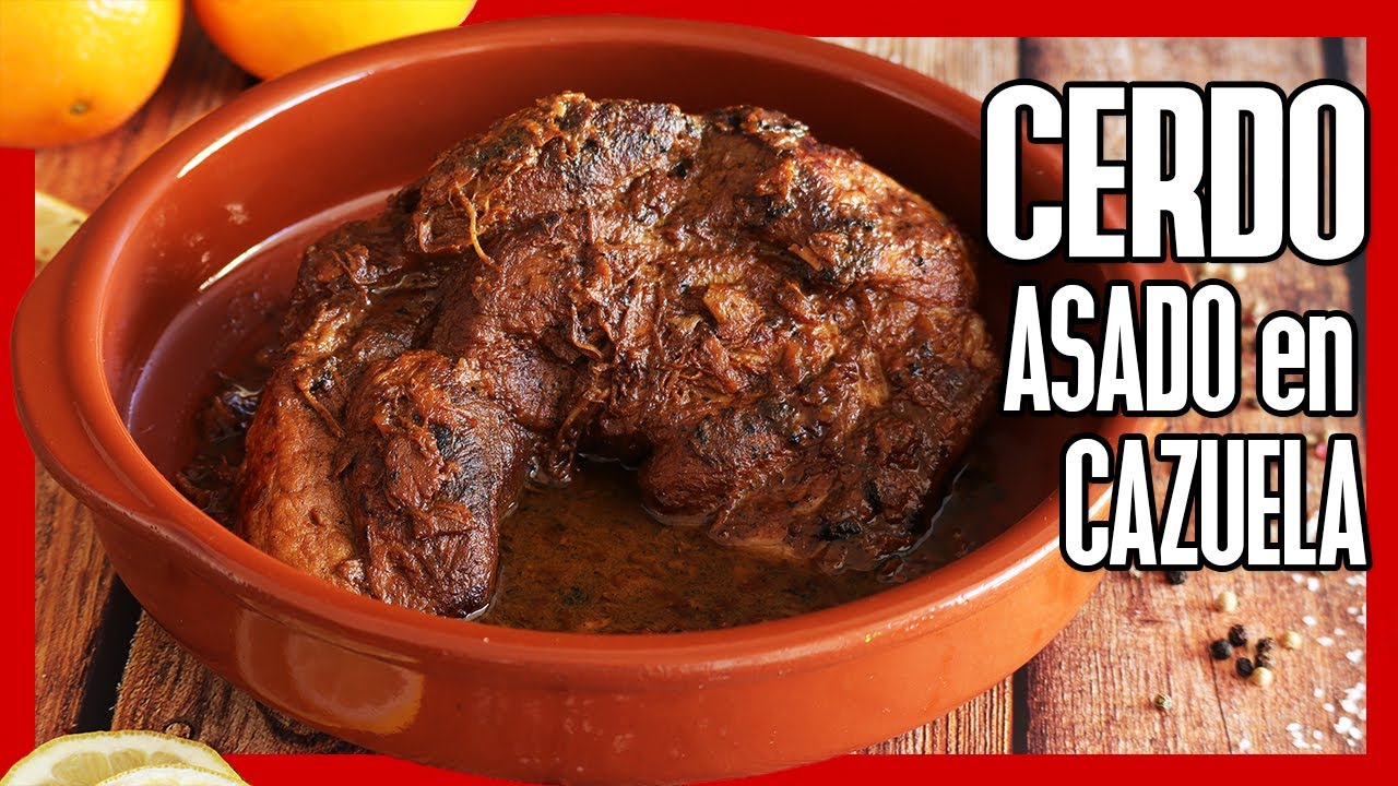 solomillo de cerdo asado en cazuela