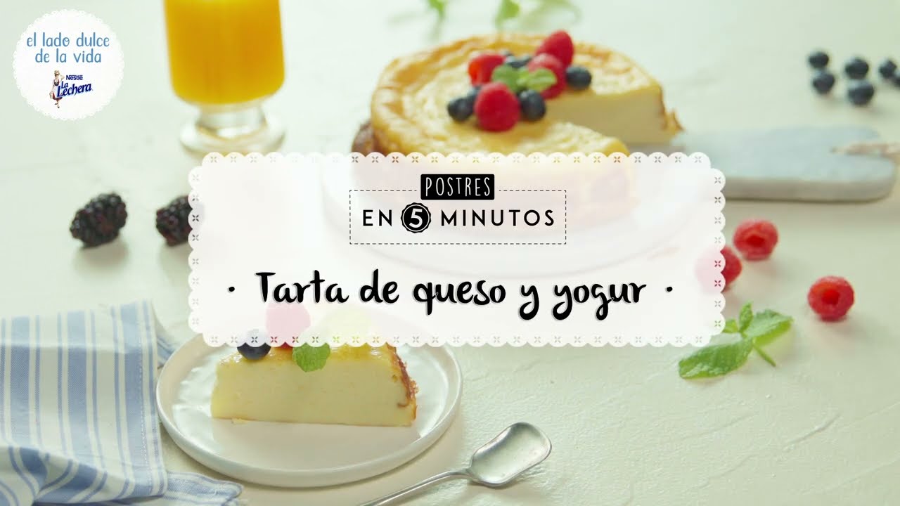 tarta de queso con leche condensada y yogur
