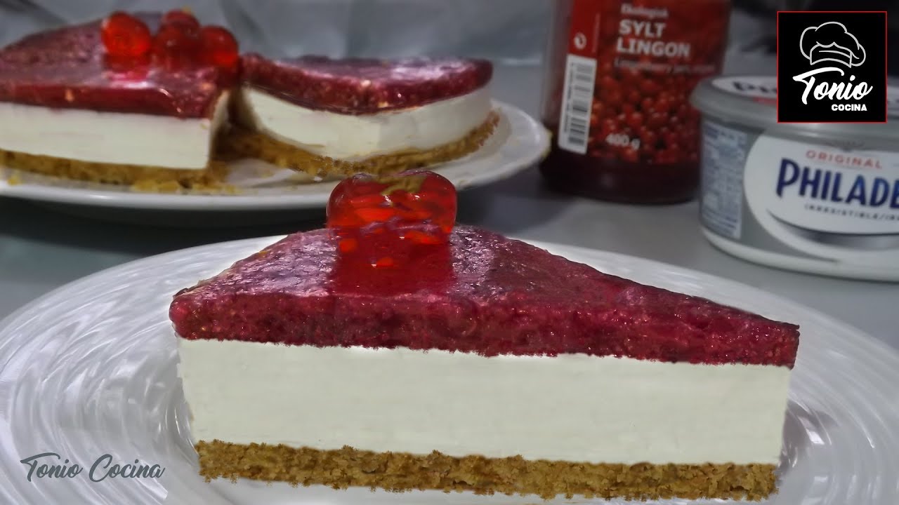 tarta de queso philadelphia y mascarpone sin horno
