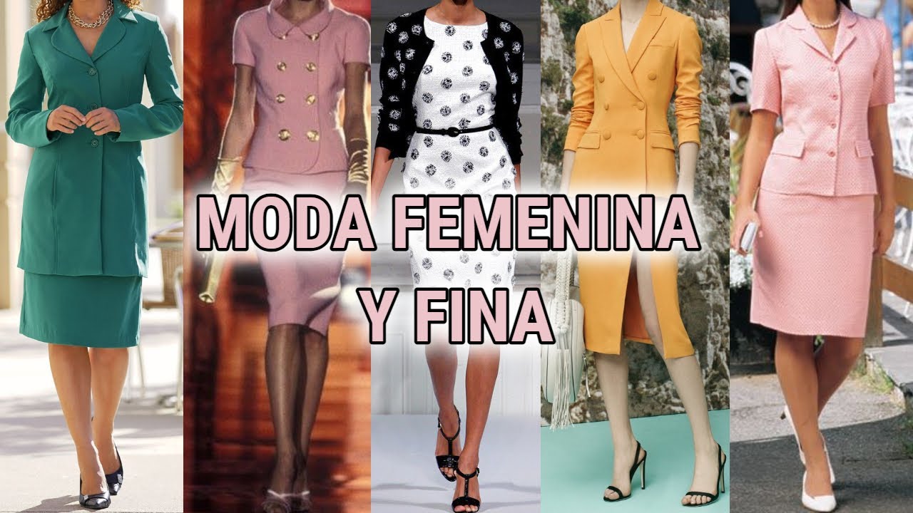 traje chaqueta y falda mujer