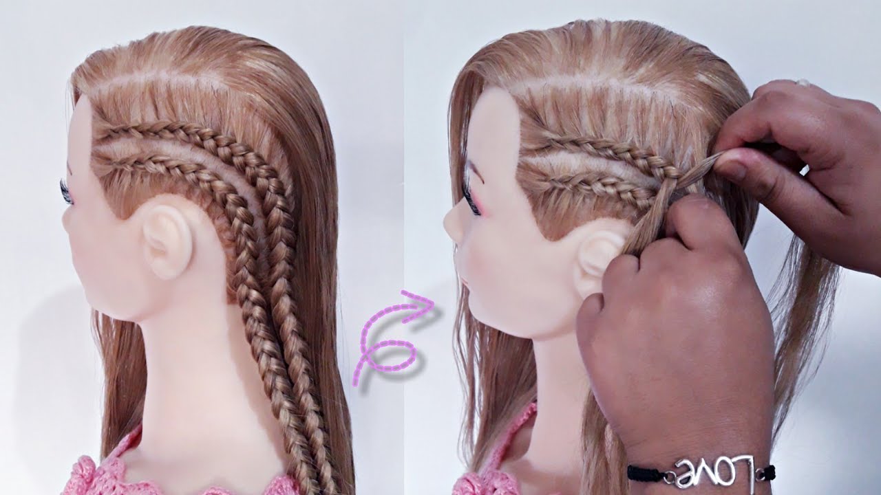 trenzas de raiz en un lado