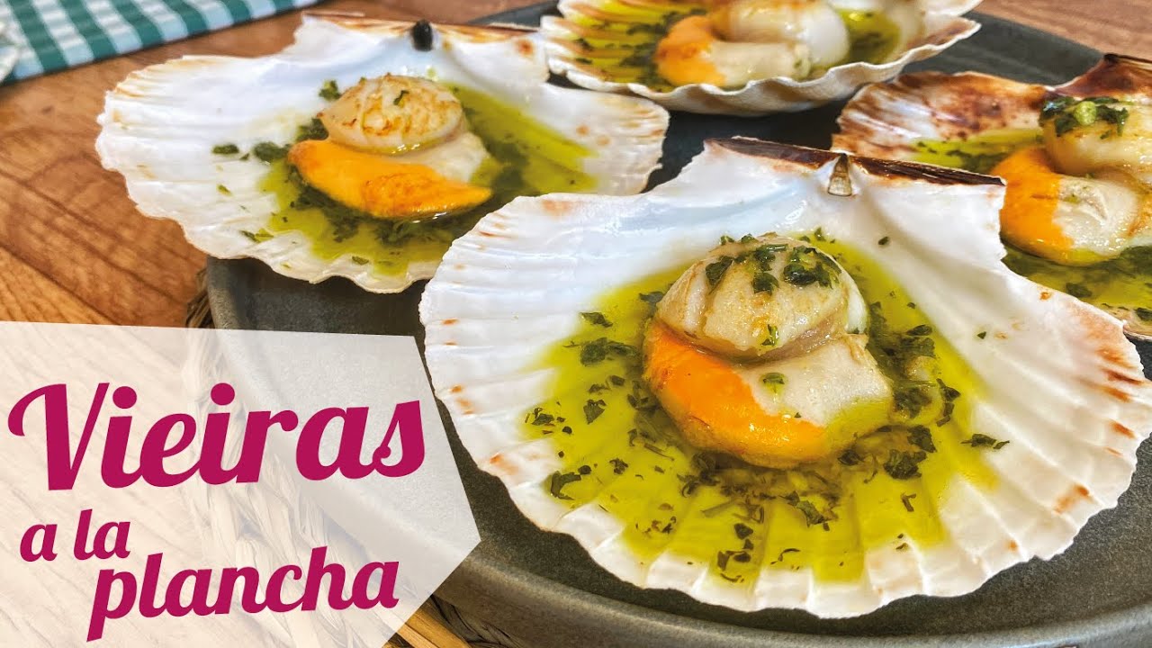 vieiras a la plancha