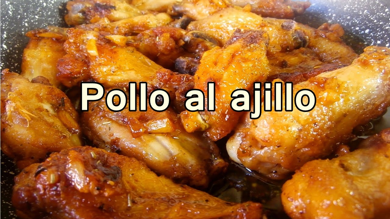 alitas de pollo al ajillo y limon