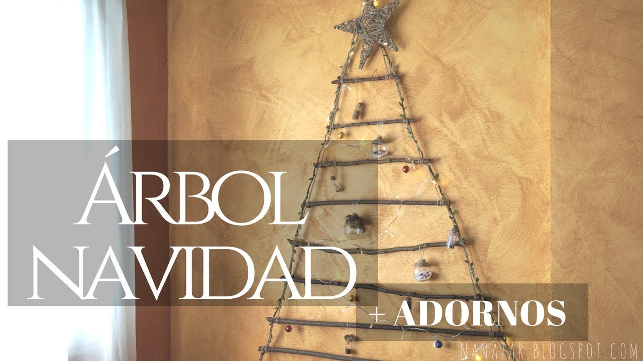 arbol navidad con palos