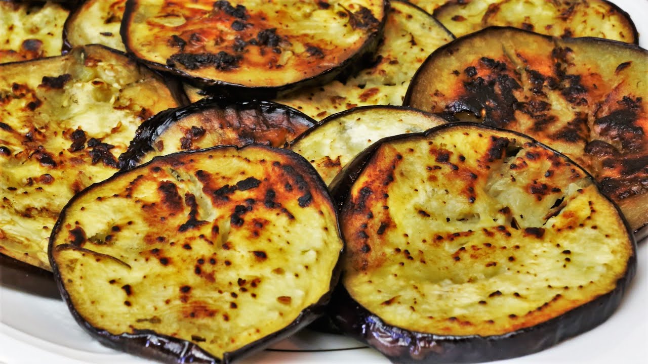 berenjenas a la plancha con ajo y perejil