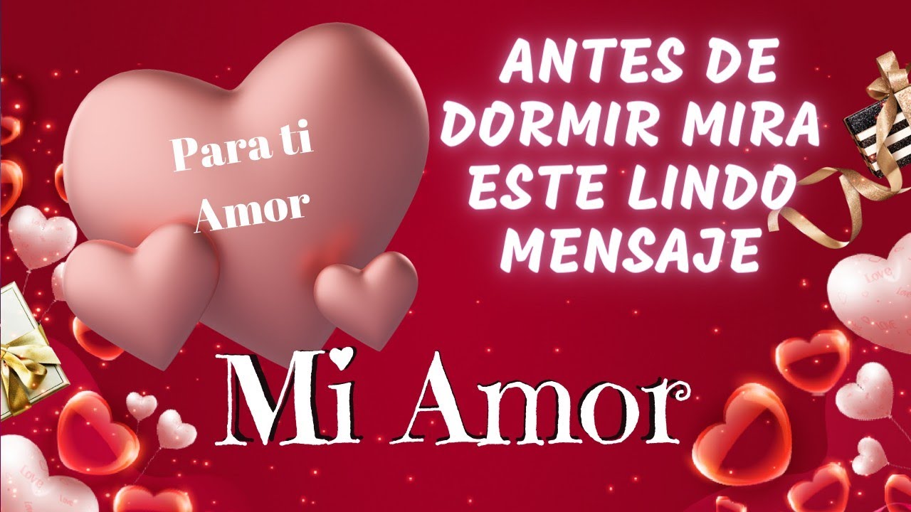 buenas noches para mi novio