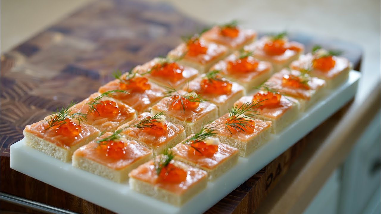 canape de salmon