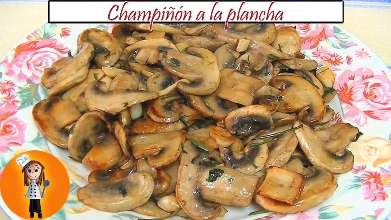 champiñón a la plancha