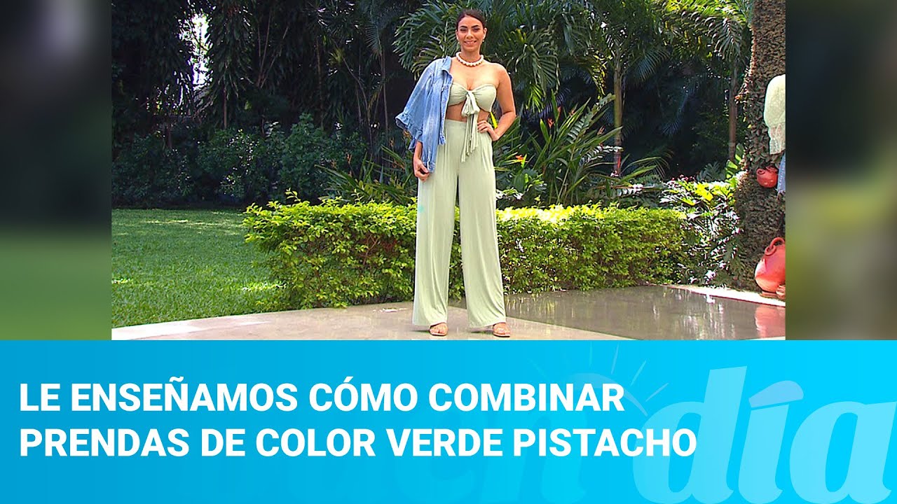 combinar color pistacho ropa