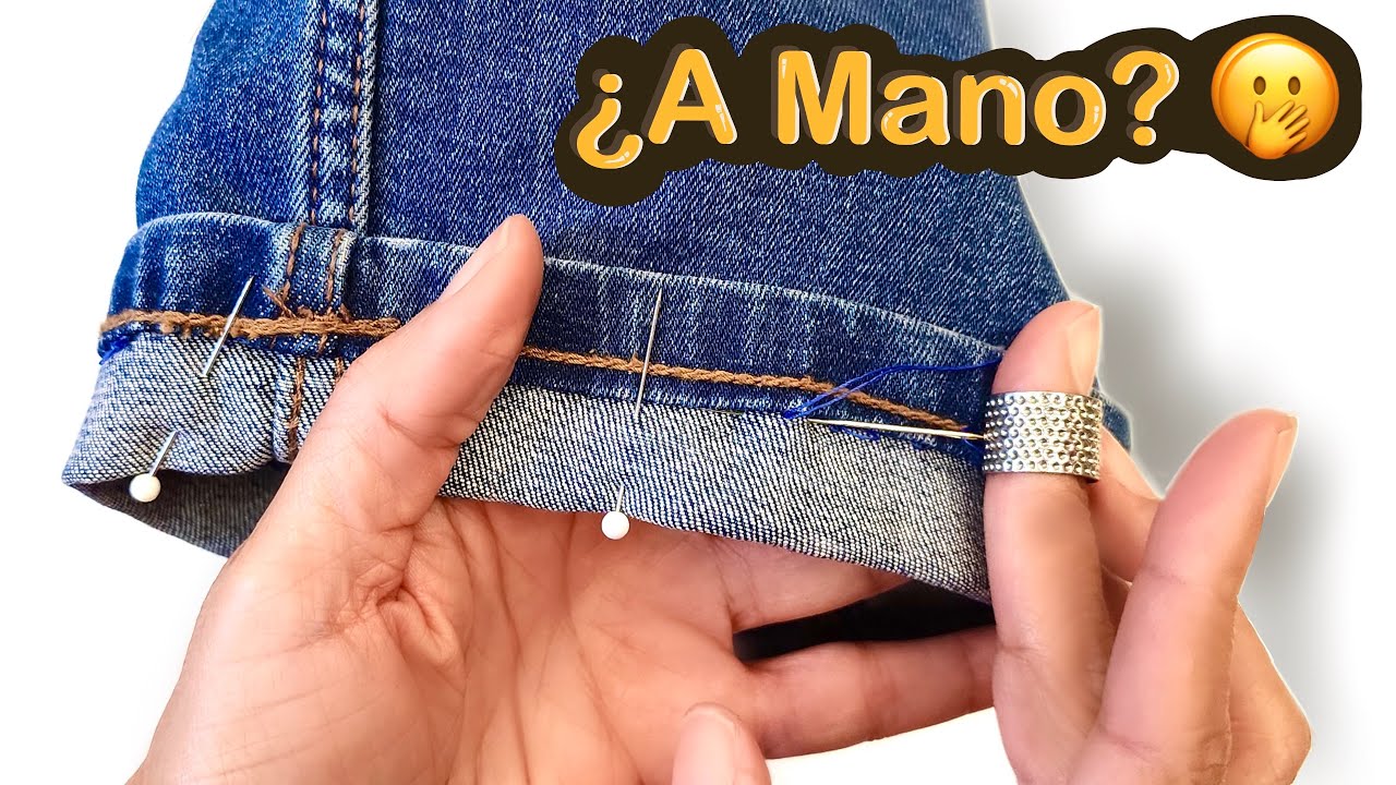 como acortar pantalones sin cortarlos