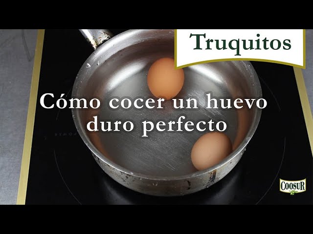 como cocer un huevo para que se pelen bien