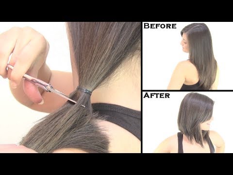 como cortarse el pelo una misma corto