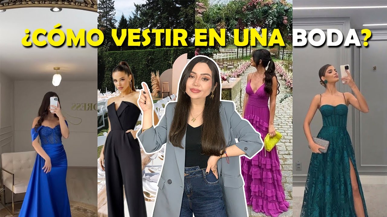 como ir vestido en una boda