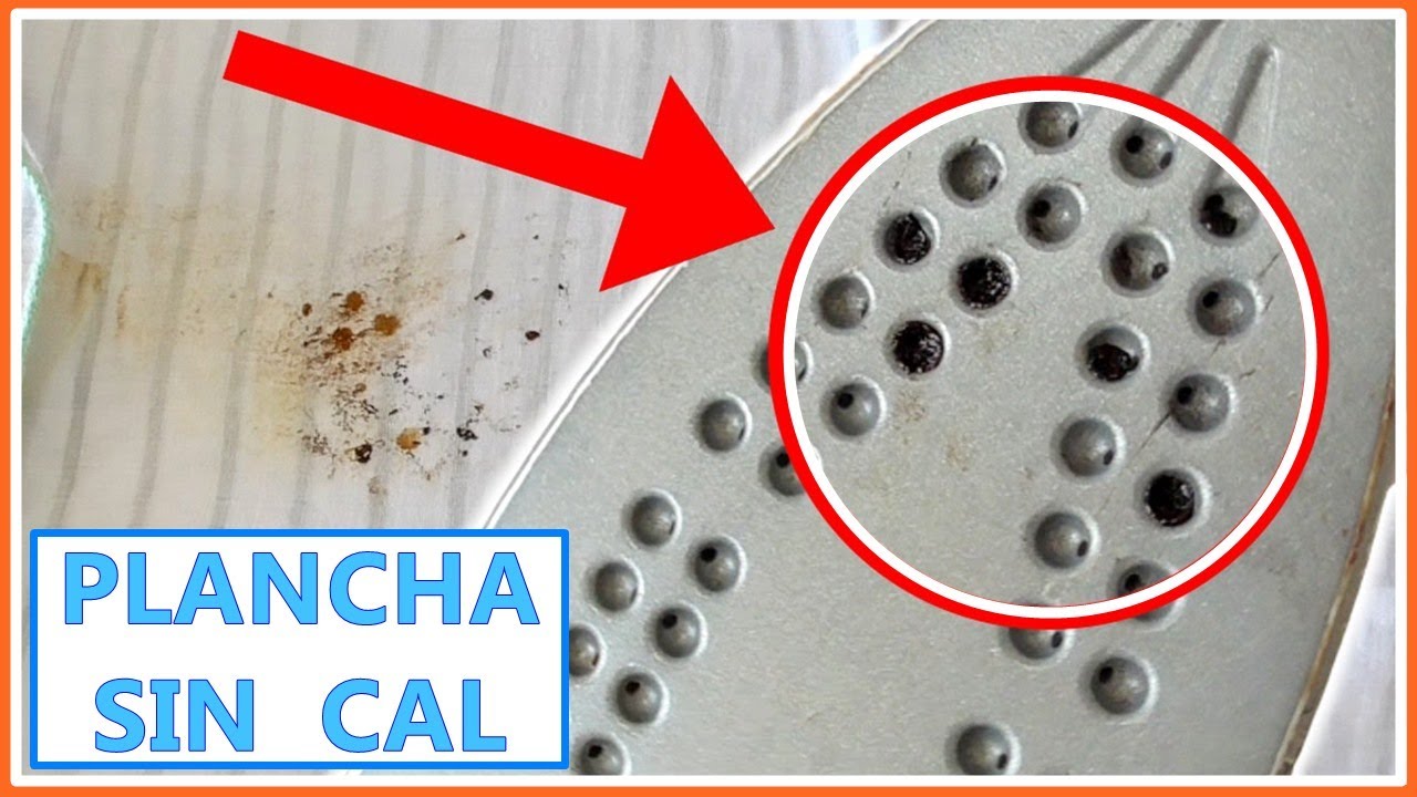 como quitar la cal de la plancha
