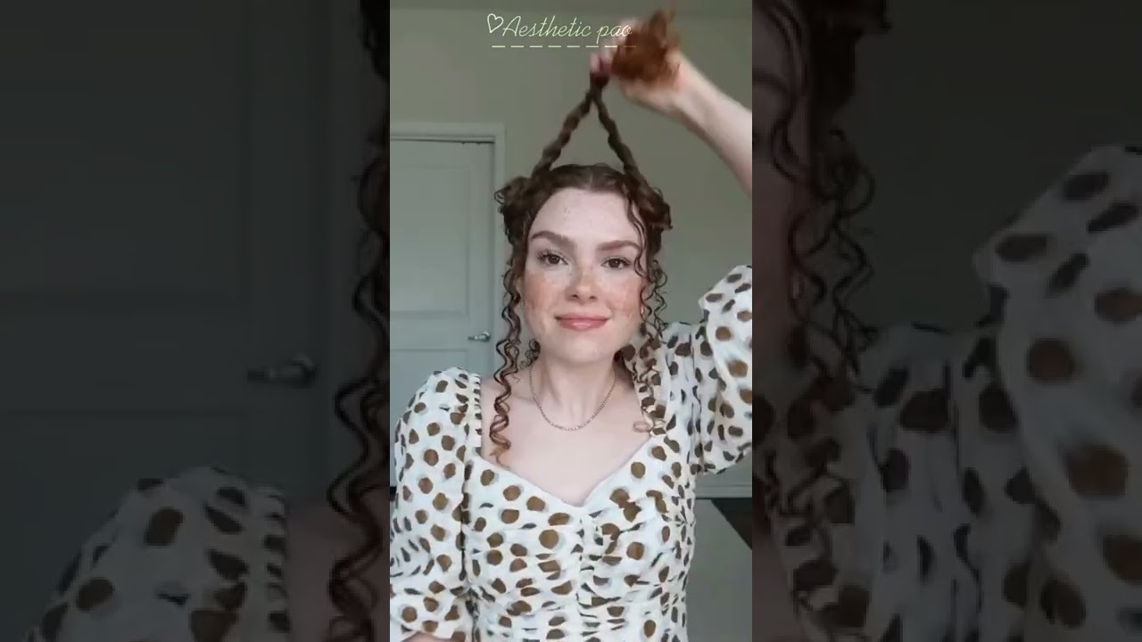 como recoger pelo rizado