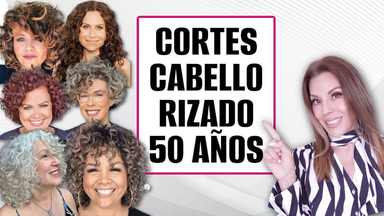 corte media melena rizada