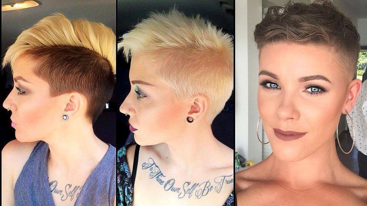 corte rapado mujer