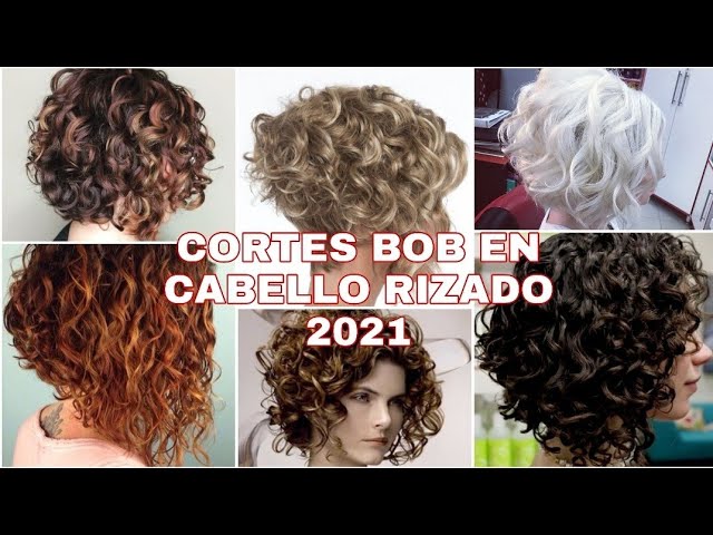 corto bob rizado
