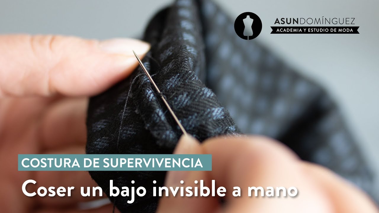 coser bajos pantalon a mano