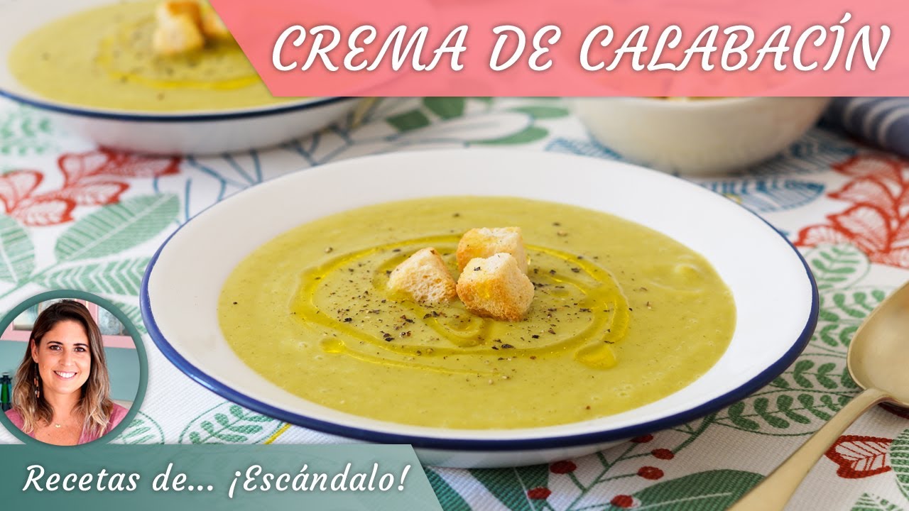 crema de puerros y calabacin