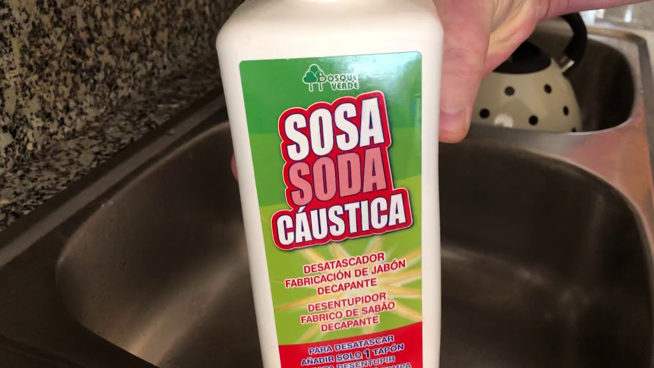 desatascar fregadero con lejia