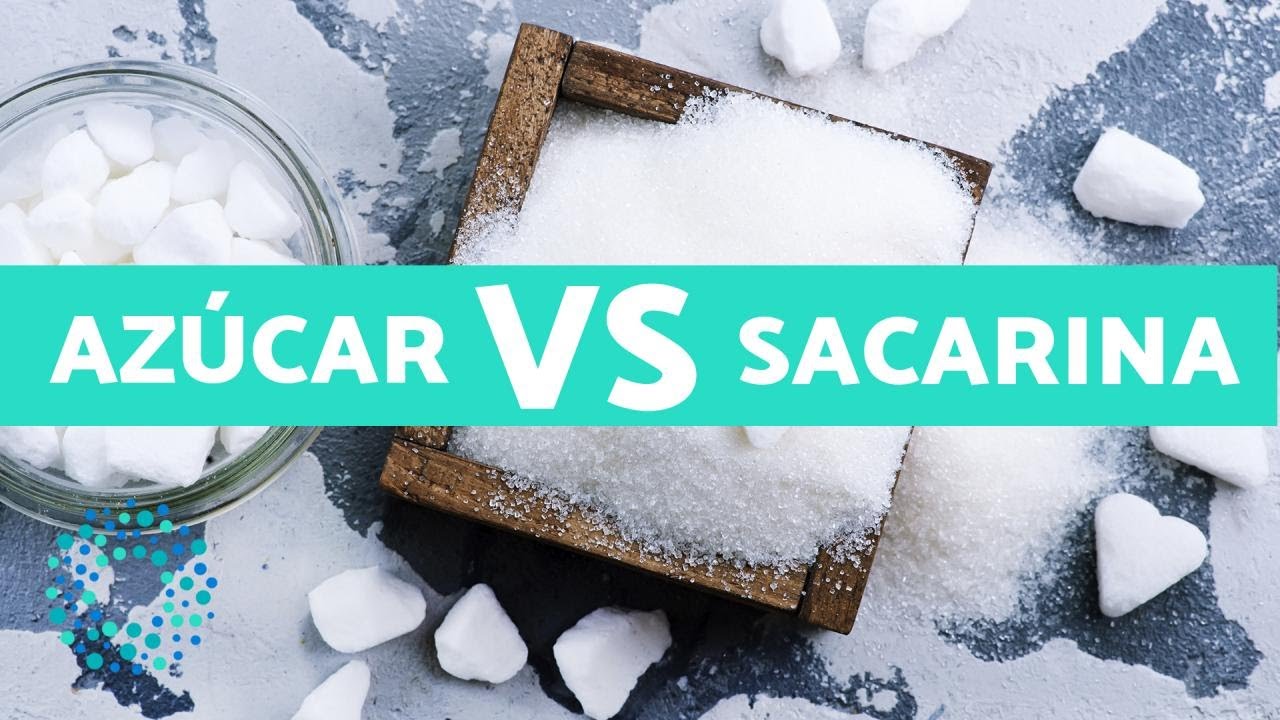 diferencia entre sacarina y azucar