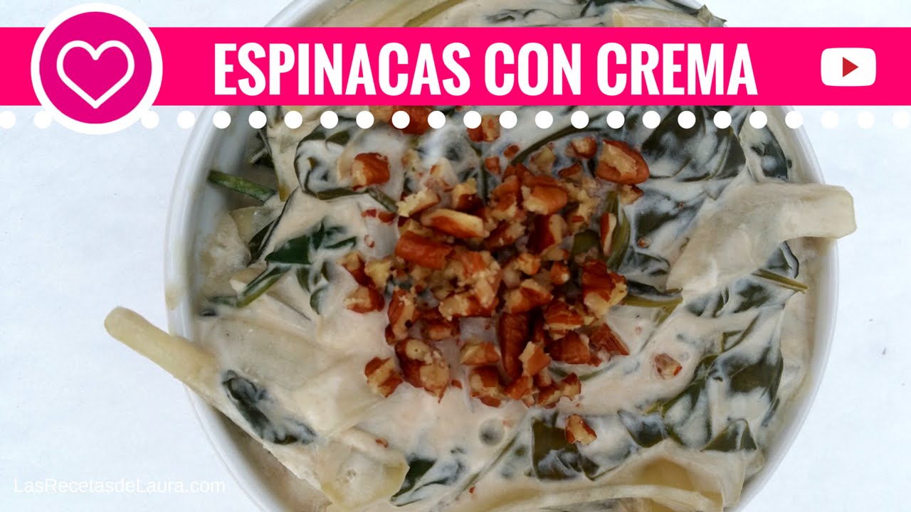 espinacas a la crema light