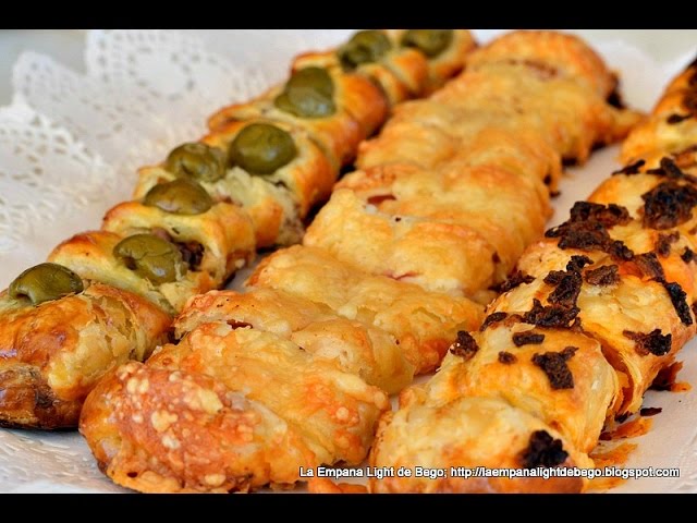 hojaldres rellenos salados