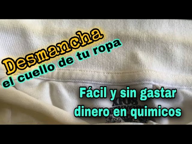 limpiar cuellos camisas