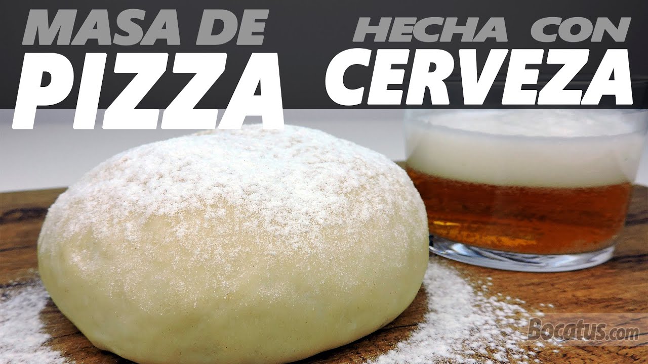 masa de pizza con cerveza arguiñano