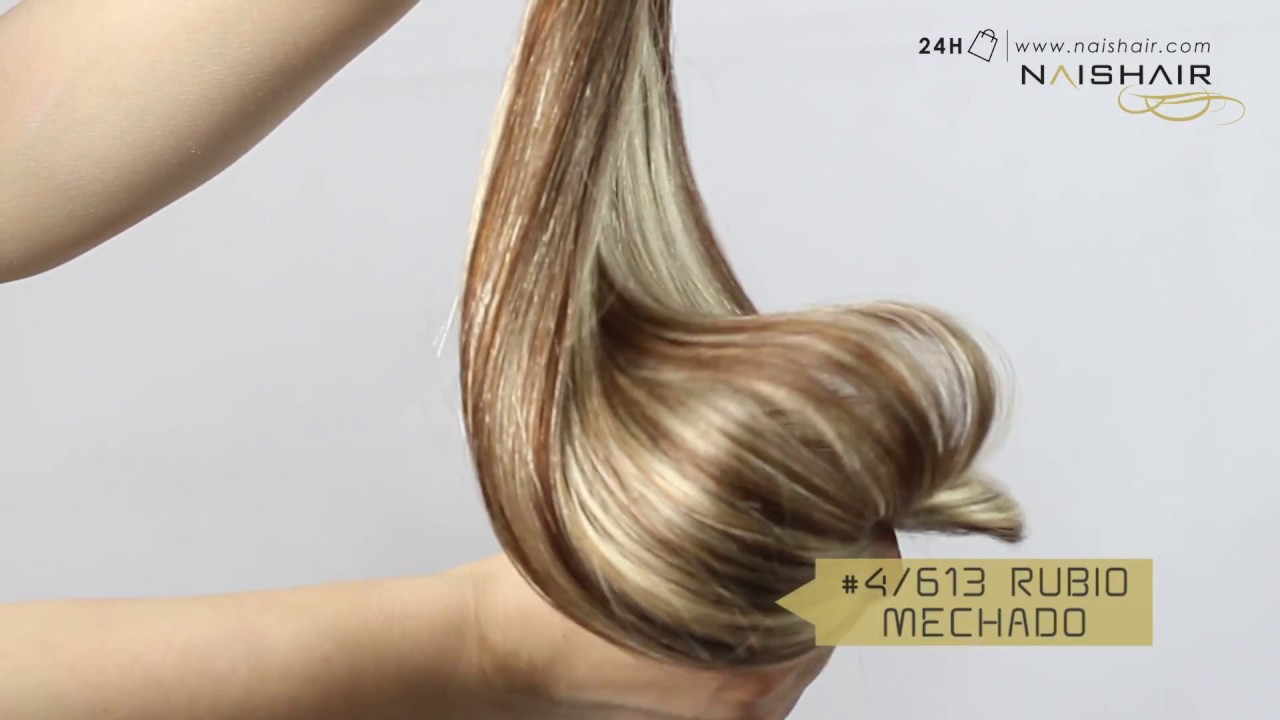 mechas pelos castaños