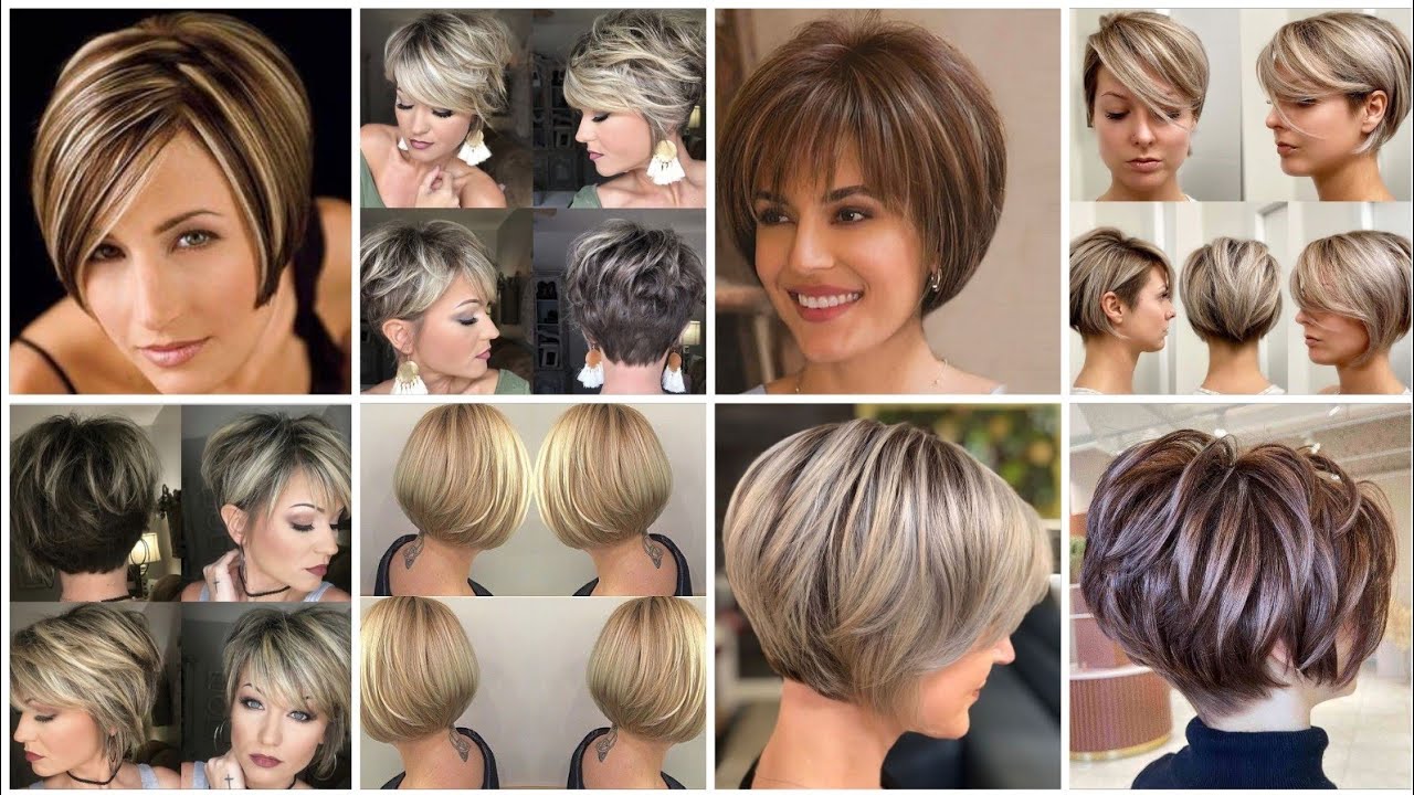 melena corta con mechas