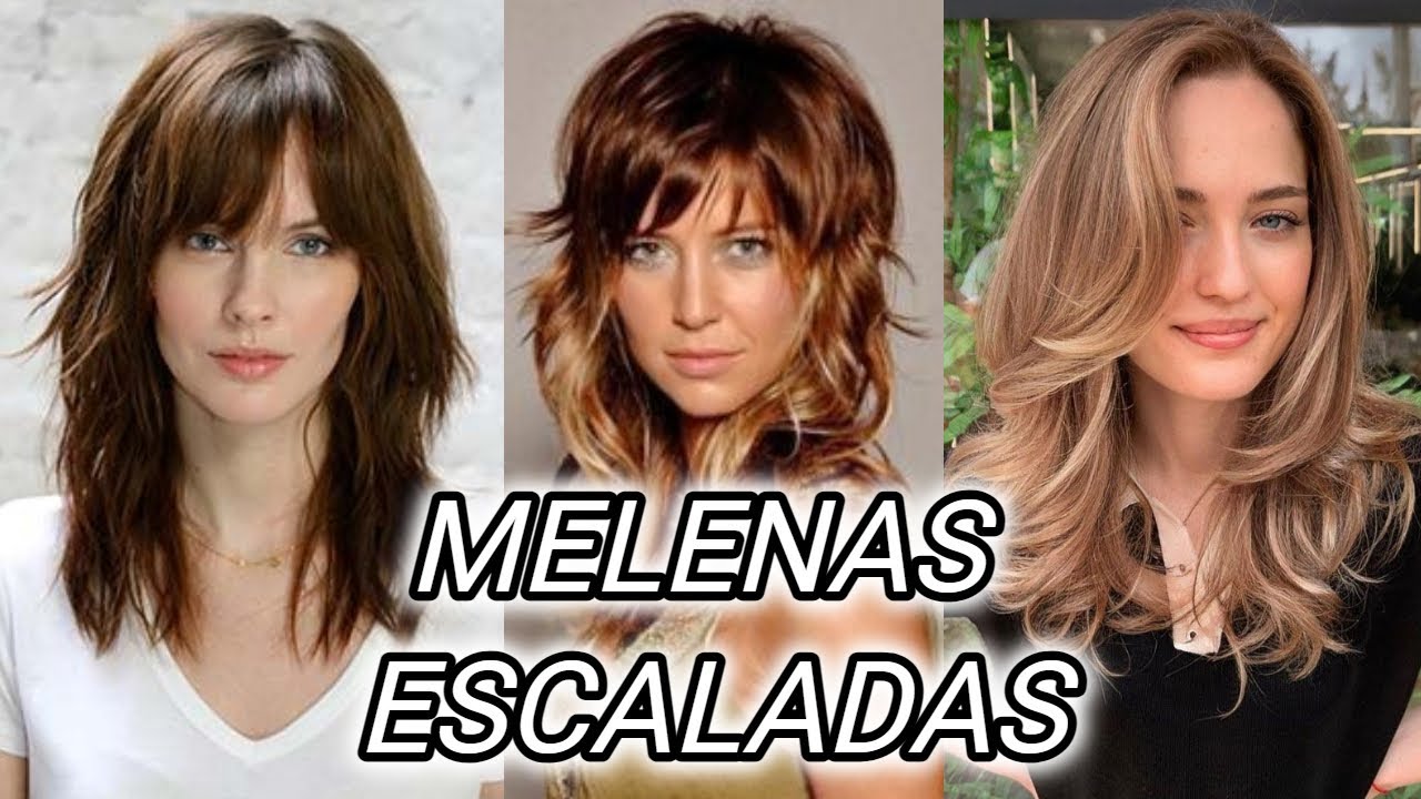 melenas largas escalonadas