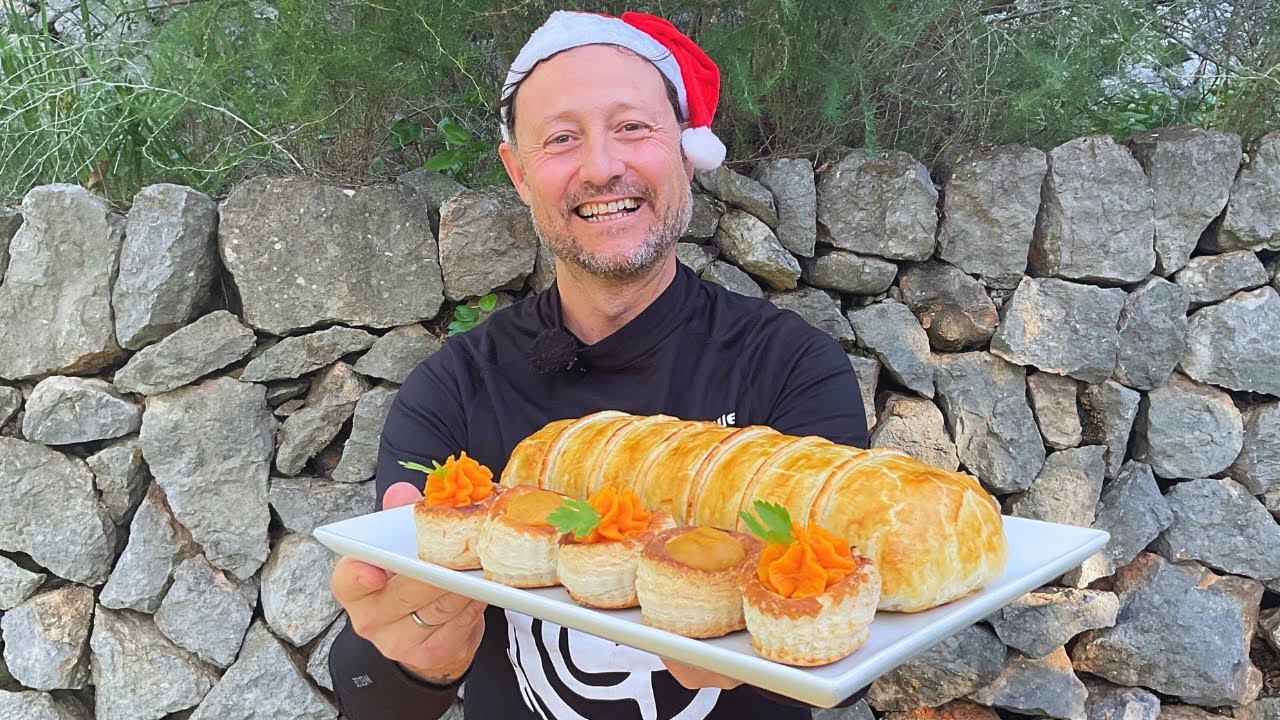 pastel de carne hojaldre