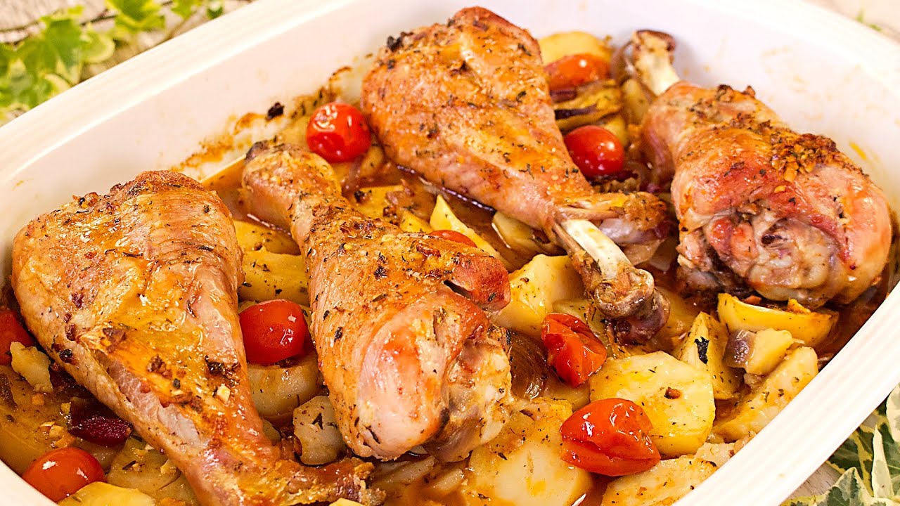 pavo al horno con patatas